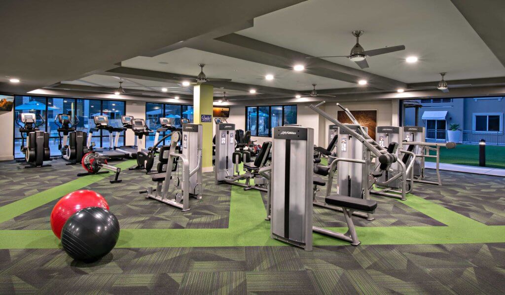 fitness space at montreux apartments for rent in phoenix